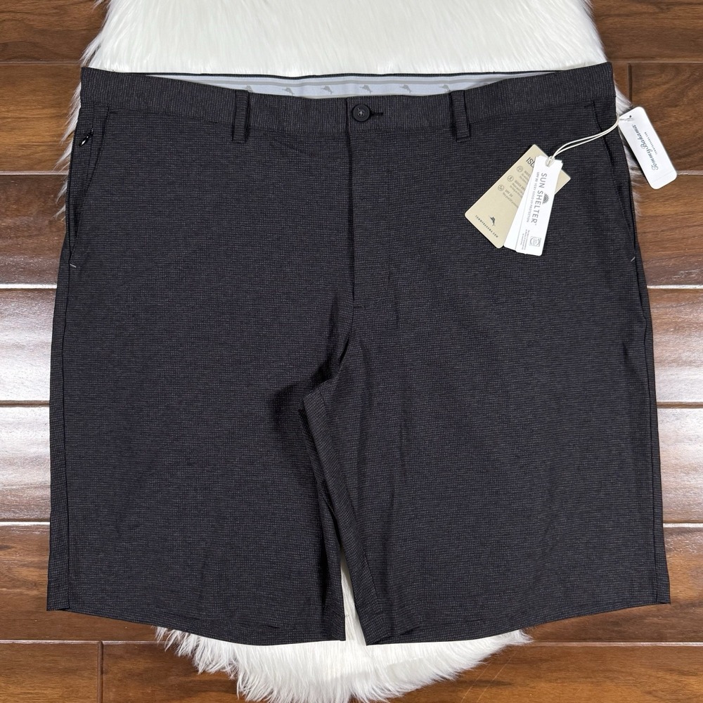 Tommy Bahama Men's Size‎ 42 LG Black  11" Chip Shot IslandZone Shorts